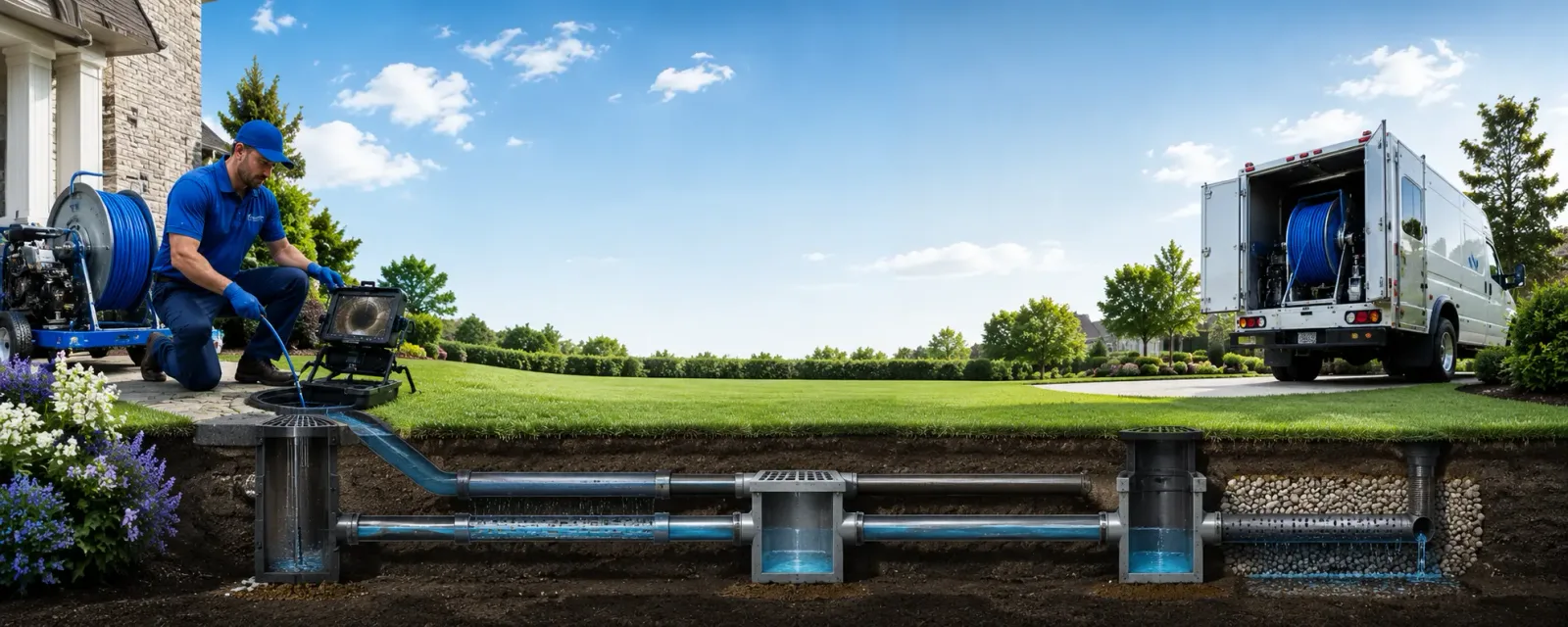 Outdoor drain cleaning information for Bishop, CA
